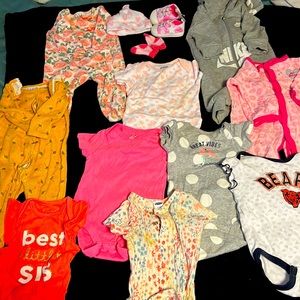 Baby girl tops & 1 pieces